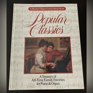 Book / Sheet Music - Reader's Digest Family Book - Popular Classics Piano Organ